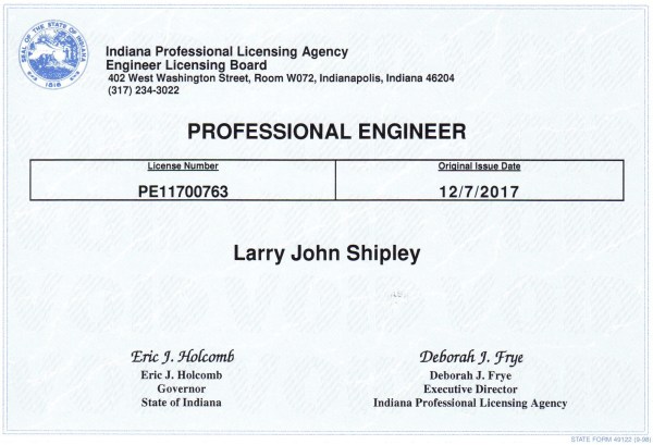 Shipley_PE Cert